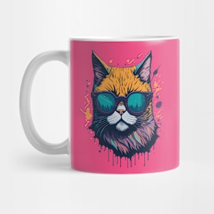 Super fabulous Cat with Sunglasses Mug